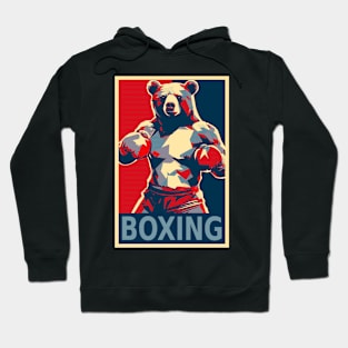 Boxing Bear Hope Wpap Hoodie